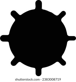 Virus hand drawn vector illustration