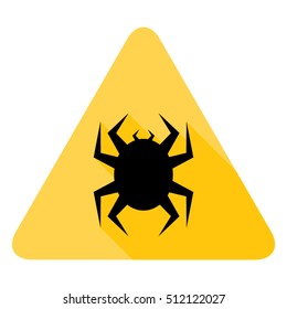 Virus hazard sign