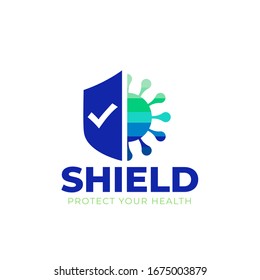 Virus Health Care Logo-icon, vector design