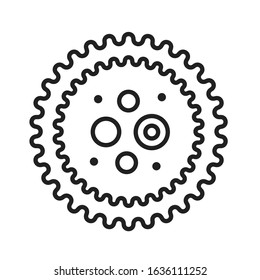 Virus hepatitis b black line icon. Bacteria, microorganism sign. Disease and illness concept. Pictogram for web, mobile app, promo. UI UX design element. Editable stroke.