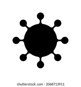 Icono de virus para aplicaciones y sitios web