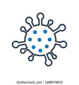 Virus Icon. Bacteria Virus Disease Illness Icon