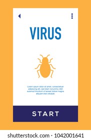 Virus Icon Concept