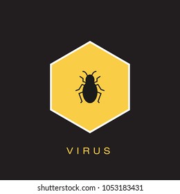 Virus Icon Concept
