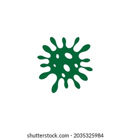 Virus icon design illustration template