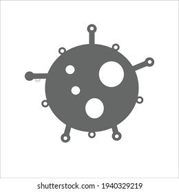 virus icon design. microbe icon.bacterium icon. coronavirus  icon.bacteria cell  design