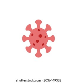 Virus icon design template illustration