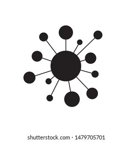 virus icon design vector illustration