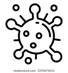 Virus Icon Element For Design
