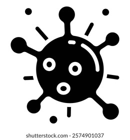 Virus Icon Element For Design