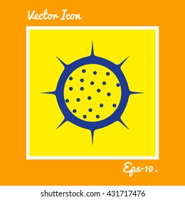 Virus Icon. Eps-10.