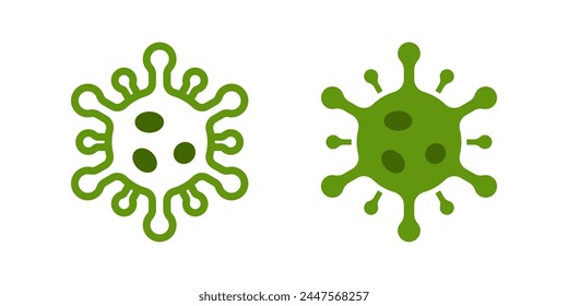 Virus icon. flat illustration of vector icon for web