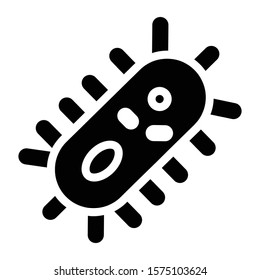 virus icon glyph vector design