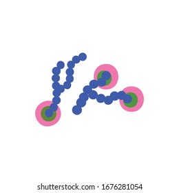 Icono de virus para proyectos de diseño gráfico