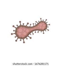 Virus-Symbol für Grafikdesign-Projekte