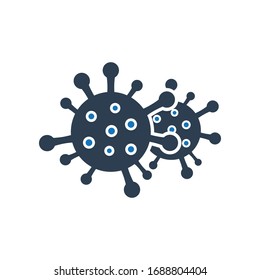 Virus-Symbol. Virus-Infektionssymbol