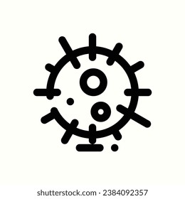 virus  icon, isolated icon in light background, perfect for website, blog, logo, graphic design, social media, UI, mobile app
