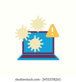virus icon, isolated icon in light background, perfect for website, blog, logo, graphic design, social media, UI, mobile app