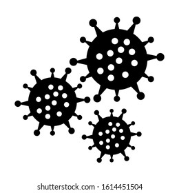 virus icon isolated sign symbol vector illustration - high quality black style vector icons
