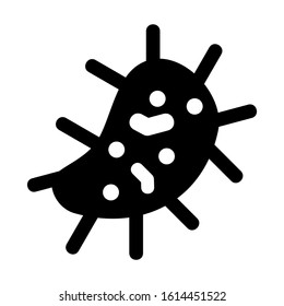 virus icon isolated sign symbol vector illustration - high quality black style vector icons
