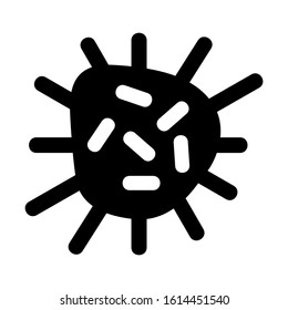 virus icon isolated sign symbol vector illustration - high quality black style vector icons
