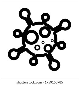 Interfaz de usuario móvil de virus o sitio web