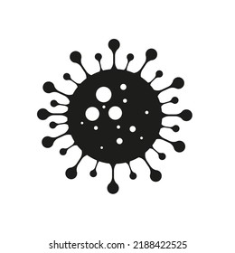 Virus icon on white background. Vector illustration