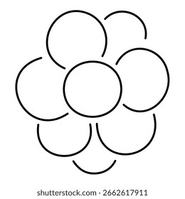ícone de vírus no plano de fundo branco, ilustração de vetor.