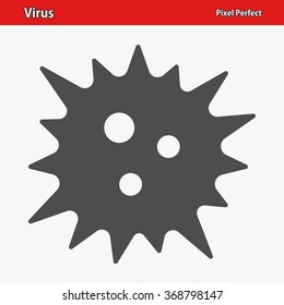 Virus Icon. Professional, pixel perfect icons optimized for both large and small resolutions. EPS 8 format.