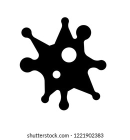 Virus icon. Trendy Virus logo concept on white background from Hygiene collection. Suitable for use on web apps, mobile apps and print media.