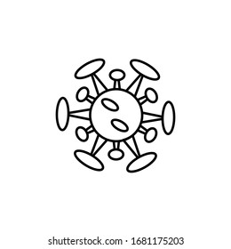 Virus icon vector design template