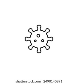Vector de icono de virus. VECTOR EPS 10 editable