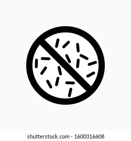 Virus Icon - Vector, Flat Sign & Trendy Symbol.