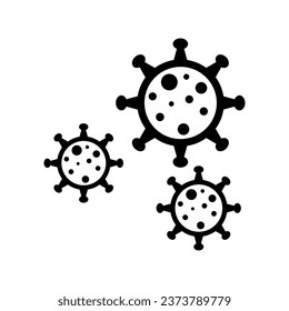 Virus icon, vector and graphic design