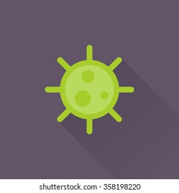 Virus icon vector illustration