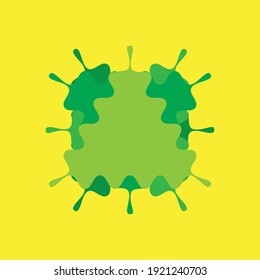 Vektorgrafik-Vektorgrafik-Design des Virus-Symbols