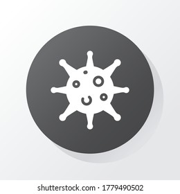 Virus icon. Vector illustration EPS 10.