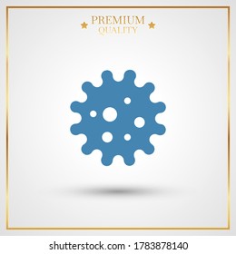virus icon. Vector illustration EPS 10.