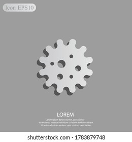 virus icon. Vector illustration EPS 10.