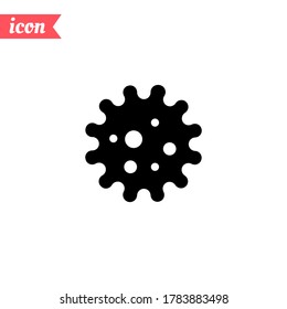virus icon. Vector illustration EPS 10.