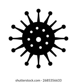 ícone de vírus ilustração de vetor inclui