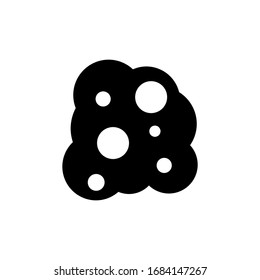 virus icon. vector illustration logo template for many purpose. Isolated on white background