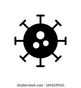 Virus icon vector illustration logo template for many purpose. Isolated on white background.