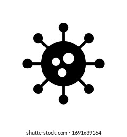 Virus icon vector illustration logo template for many purpose. Isolated on white background.