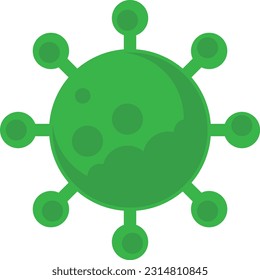 Virus icon vector illustration. Viral diseases.