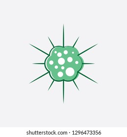virus icon vector symbol design 