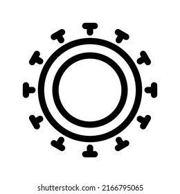 Virus Icon Vector Symbol Design Illustration