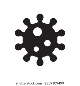 virus icon vector template illustration logo design