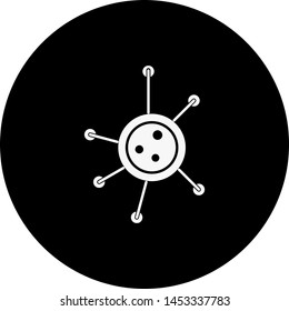 Virus icon for your project
