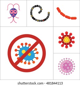 Virus Icons Set